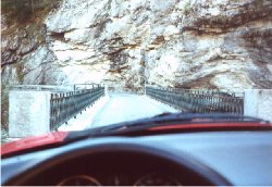 Schlucht am "Col de la Cayolle"